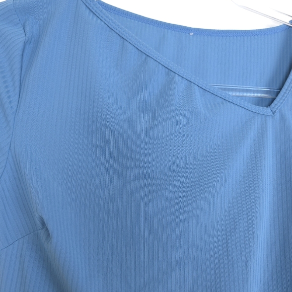 Cupshe Ailyn Rib Asymmetrical bodysuit - Picture 3 of 9